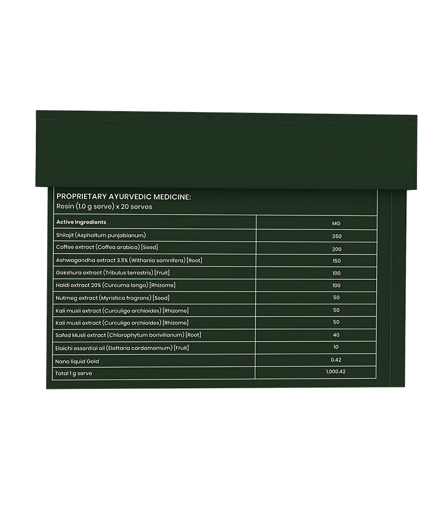 Ayurvedic supplement, pure Himalayan Shilajit supplement by Amrithya ingredients