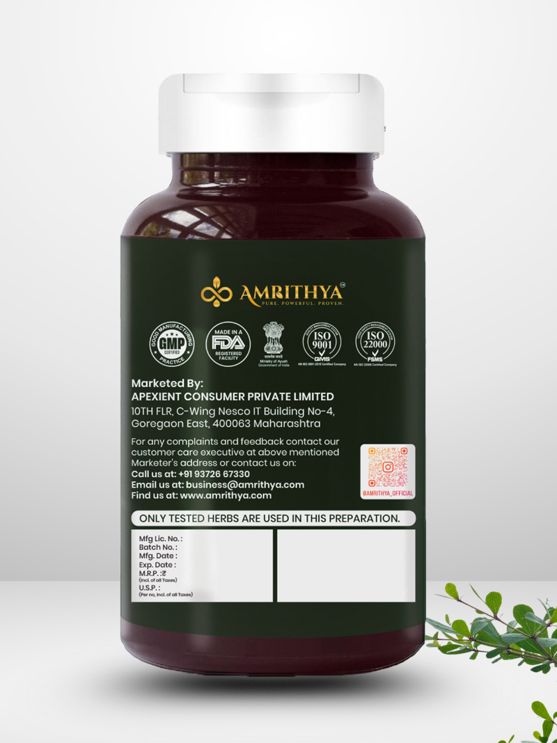 ack label of Gut Nourish & Digest Ayurvedic supplement