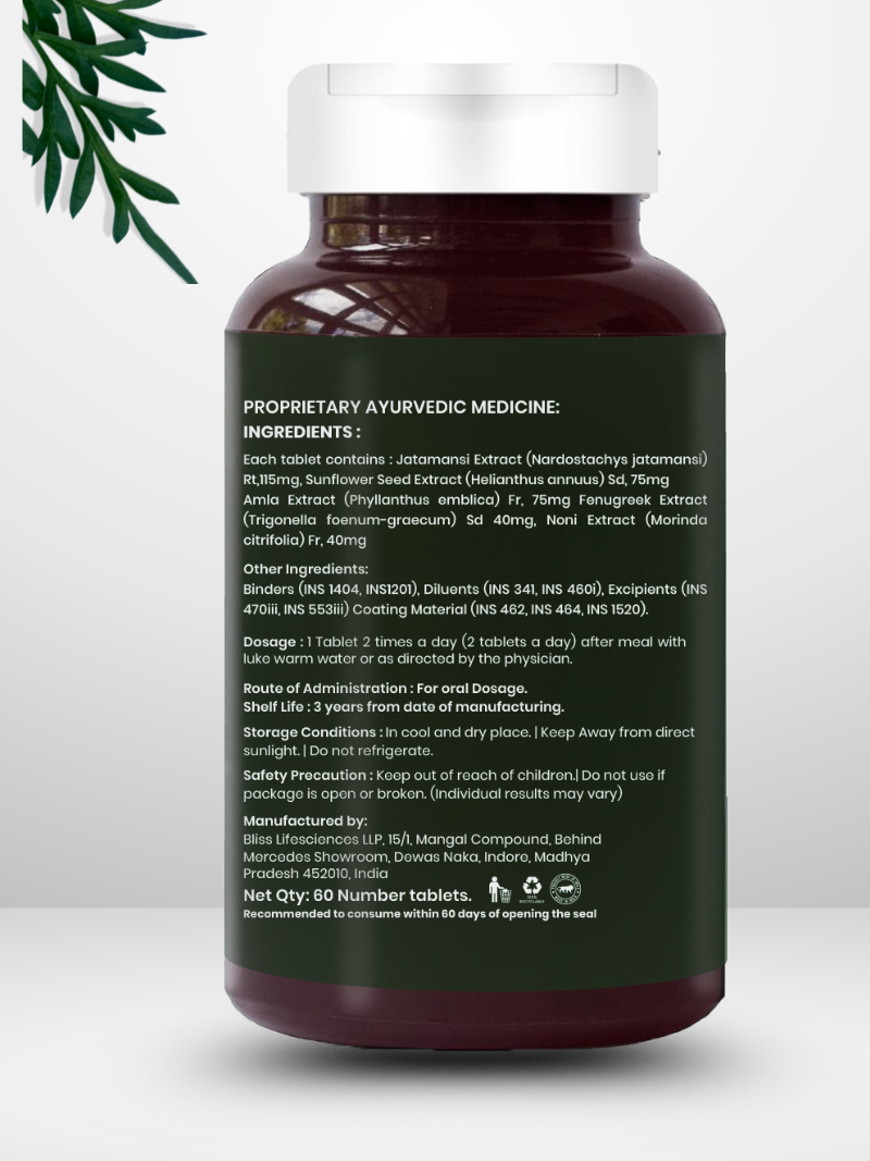 Amrithya Thick & Grow – Ayurvedic hair growth supplement Ingredients to reduce hair fall