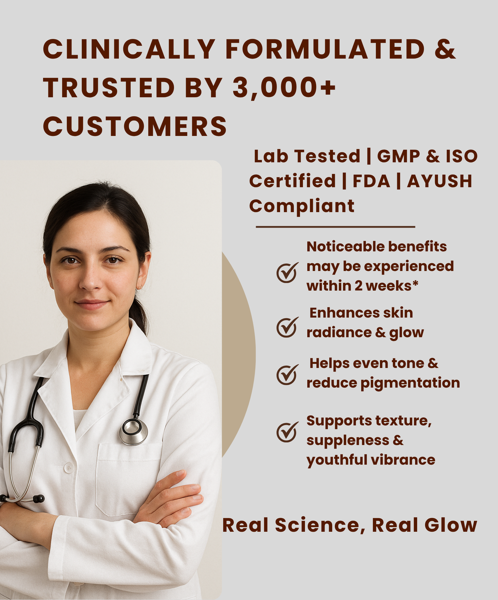 Clinically formulated Kumkumadi Glow Elixir body oil trusted by 3,000+ customers, enhances skin radiance, reduces pigmentation, and supports youthful glow.